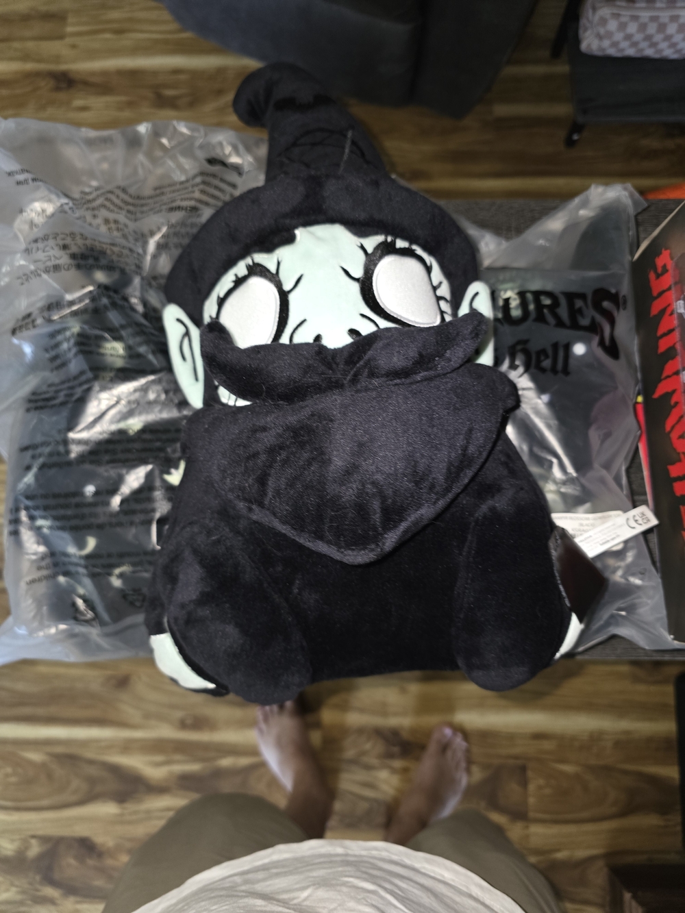 Black Plush Gnome Killstar And Two Kreeptures Vampir Blossom And Vampeyes